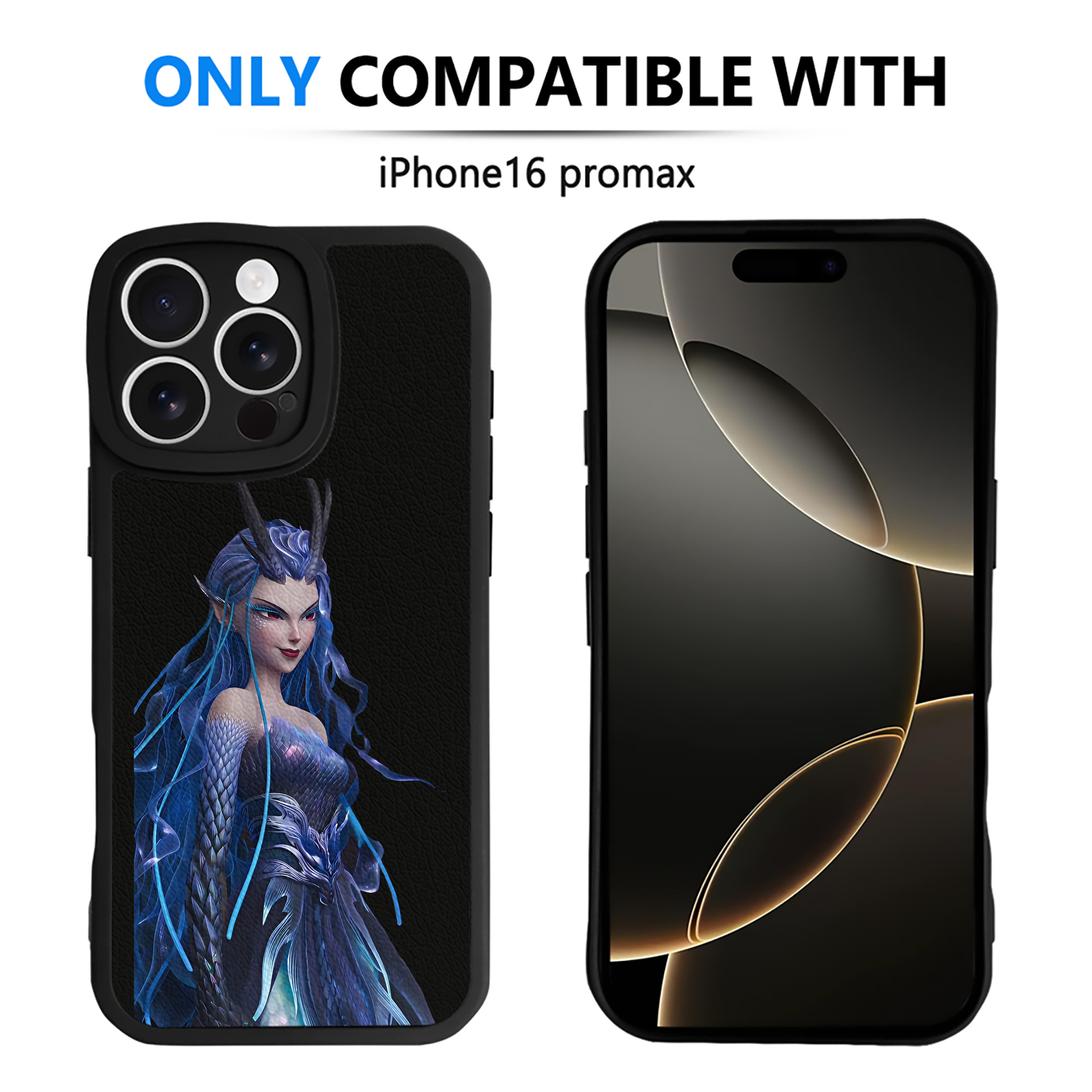 （画像用） Ne Zha 2 ナタ 魔童の大暴れ 【iPhone 16シリーズ対応】シリコンスマホケース（レザー調） 材質：シリコン